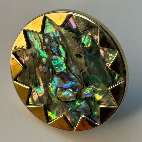 House of Harlow 1960 Boho Starburst Abalone Ring - Picture 3 of 12